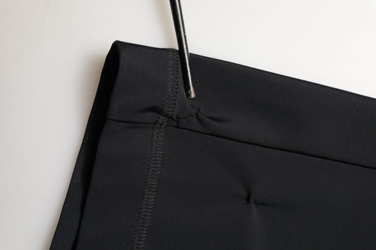 Dolce & Gabbana Black DGVIB3 Stretch Jersey Midi Pencil Cut Skirt