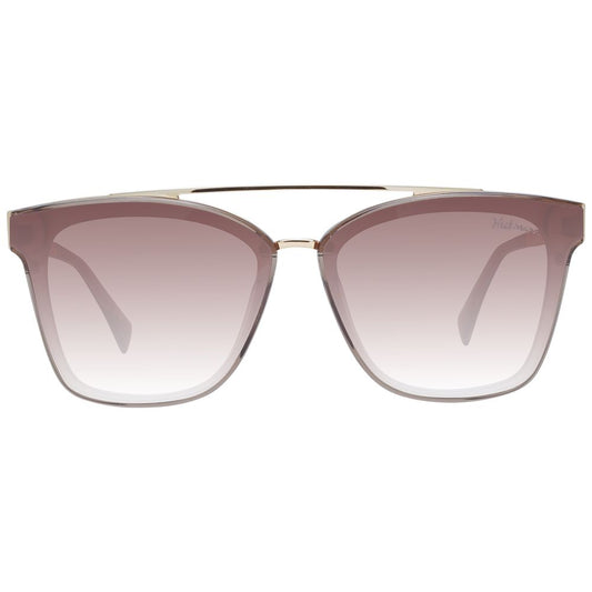 Ana Hickmann Brown Metal Sunglasses