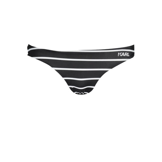 Karl Lagerfeld Black Polyamide Women's Swim Brief