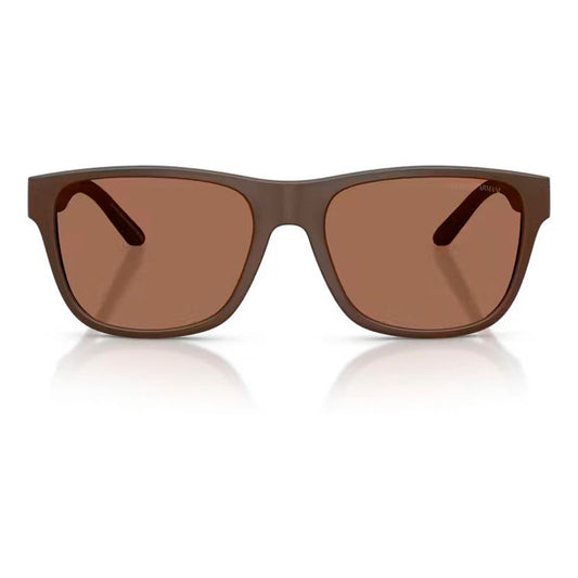 Emporio Armani Brown Acetate Sunglasses