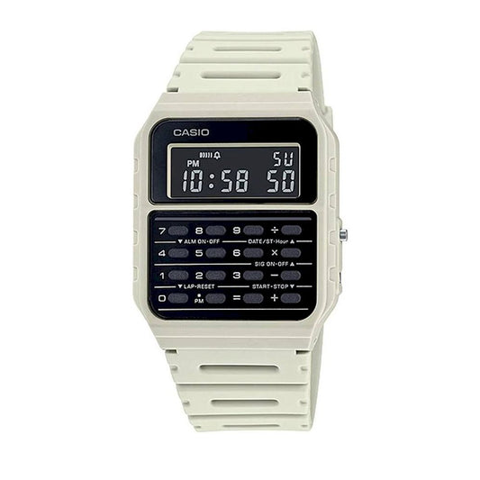 Casio White Resin Digital Watch