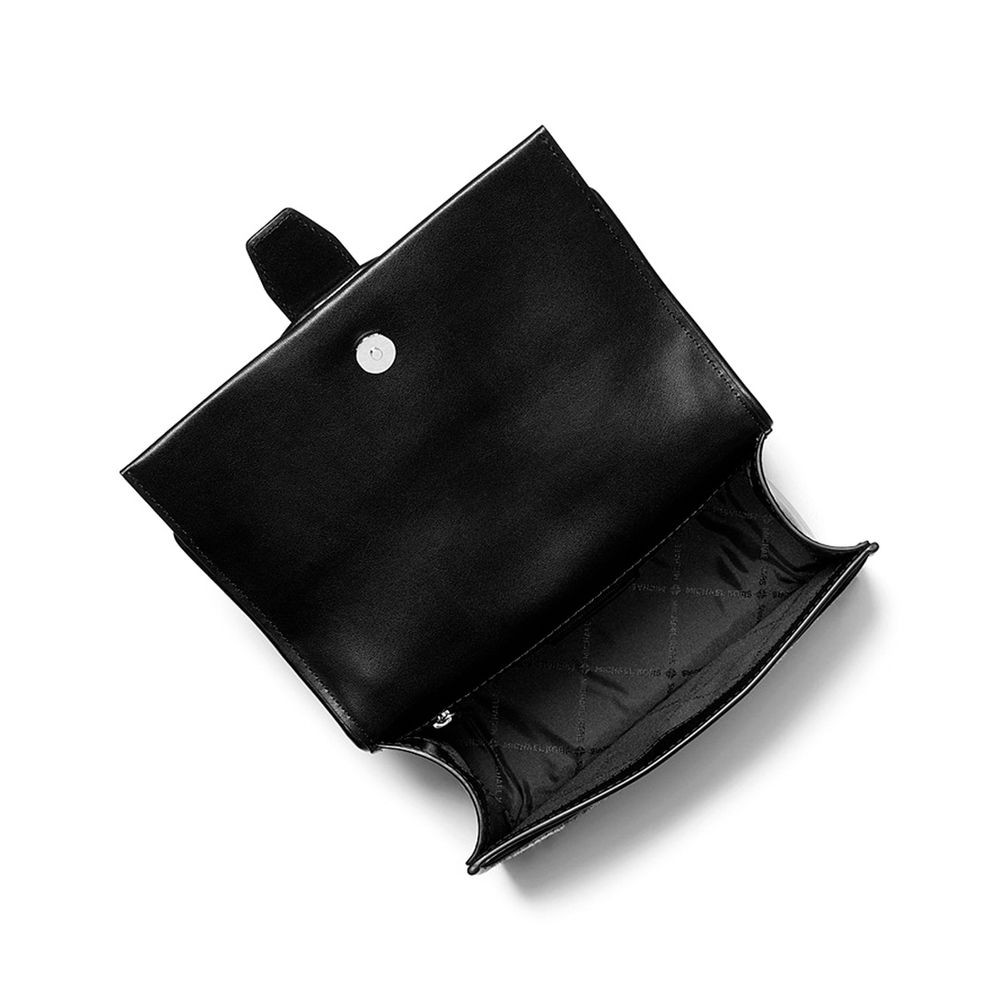 Michael Kors Black Leather Shoulder Bag