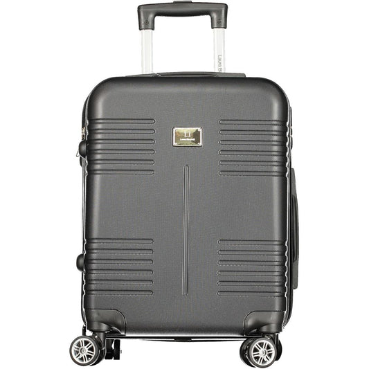 Laura Biagiotti Black Polyurethane Women's Travel Bag
