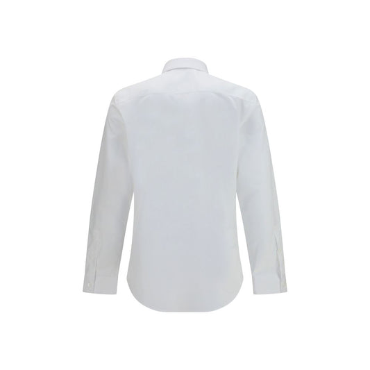Burberry White Cotton Dress Shirt