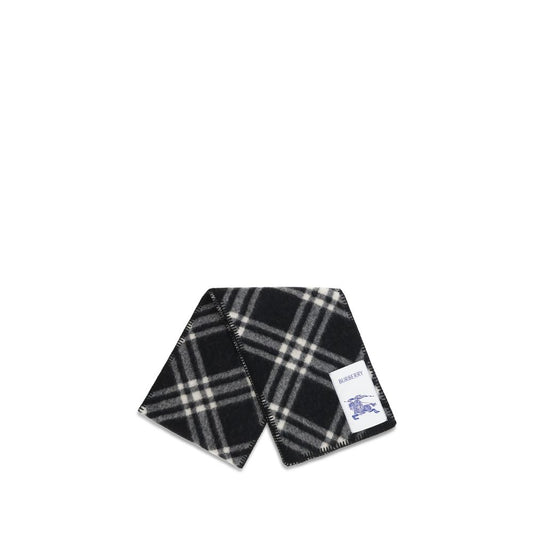 Burberry Black Wool Scarf