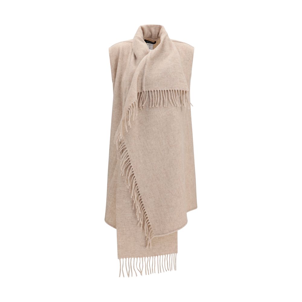 Fabiana Filippi Beige Wool Oves Aries Scarf