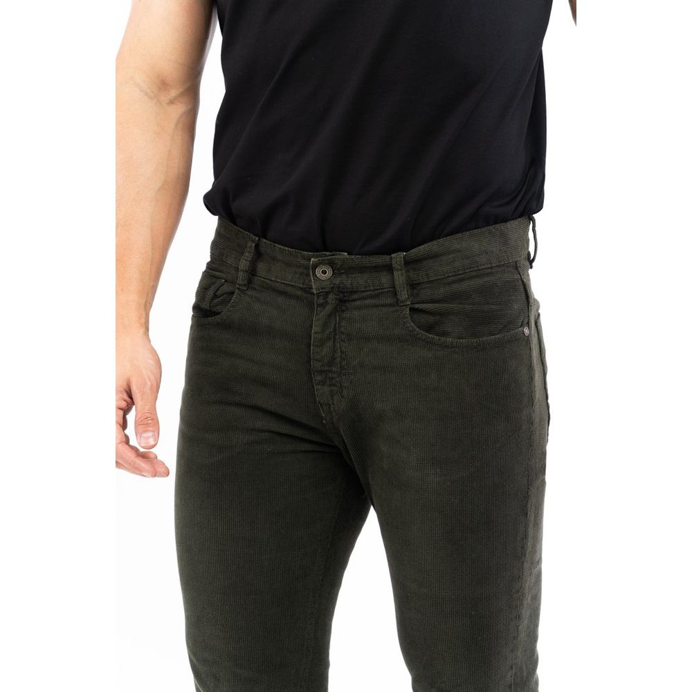Bikkembergs Bicolor Cotton Casual Pants