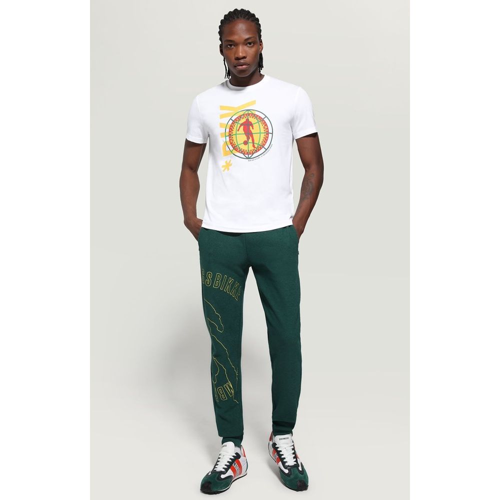 Bikkembergs Bicolor Cotton Joggers (Workout Pants)