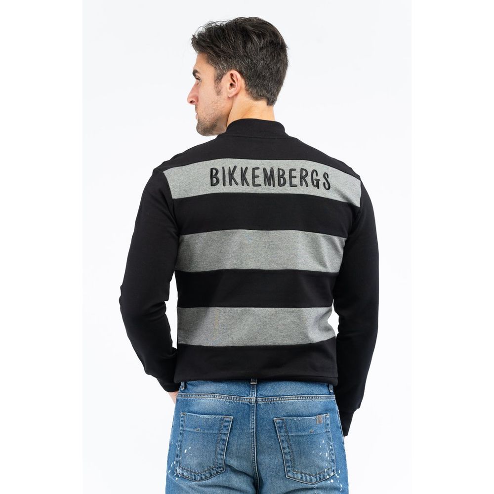 Bikkembergs Gray Cotton Sweatshirt