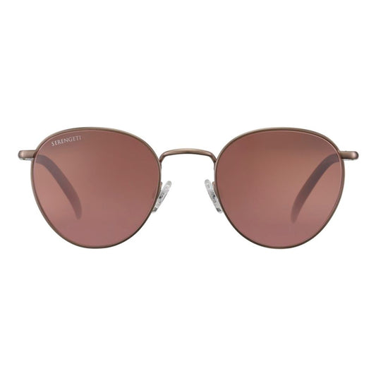 Serengeti Brown Metal Sunglasses