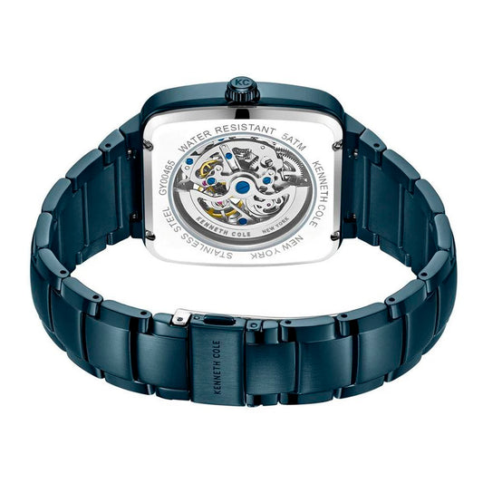 Kenneth Cole Blue Stainless Steel Bracelet Watch