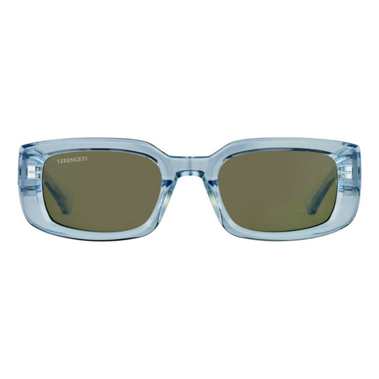 Serengeti Blue Plastic Sunglasses