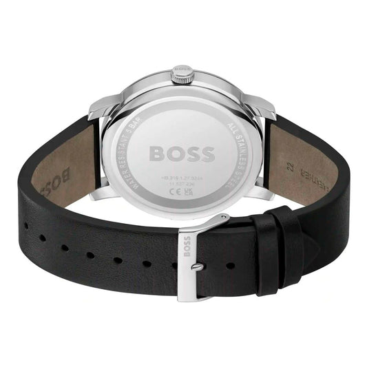 Hugo Boss Black Leather Dress Watch