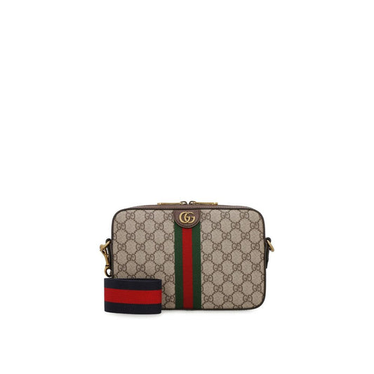 Gucci Beige Cotton Shoulder Bag
