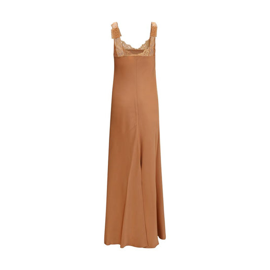 Forte_Forte Beige Acetate Long Dress