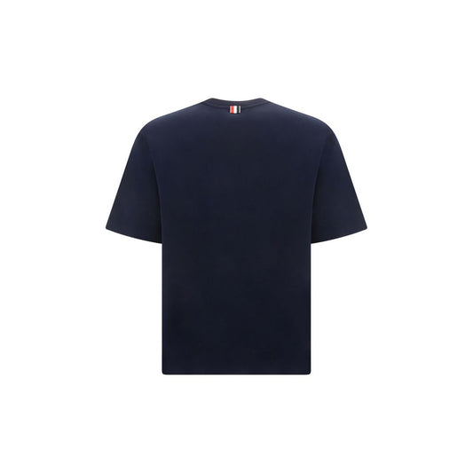 Thom Browne Blue Cotton T-Shirt