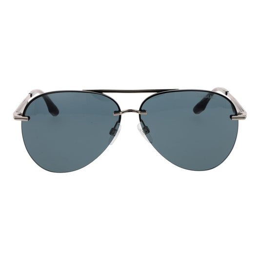 Trussardi Gray Metal Sunglasses