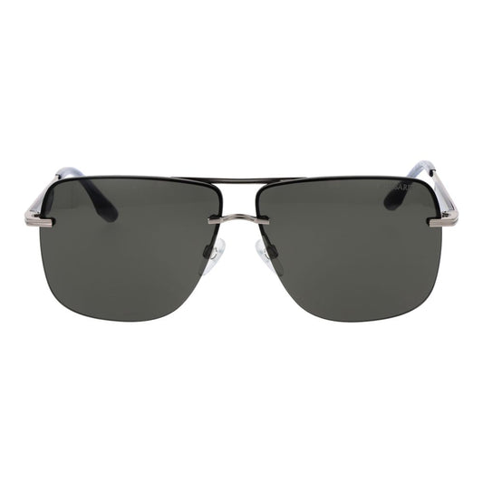 Trussardi Silver Metal Sunglasses