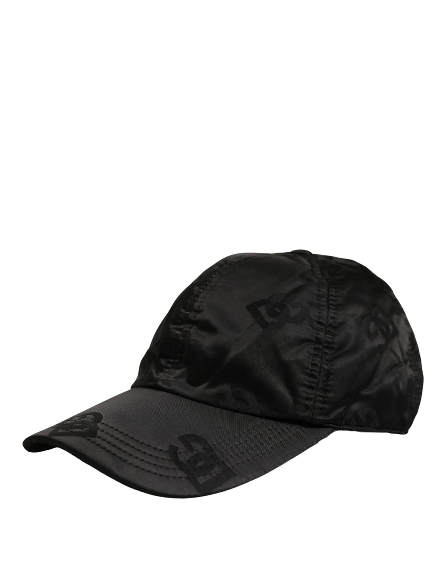 Dolce & Gabbana Men Black DG Monogram Baseball Capello Hat