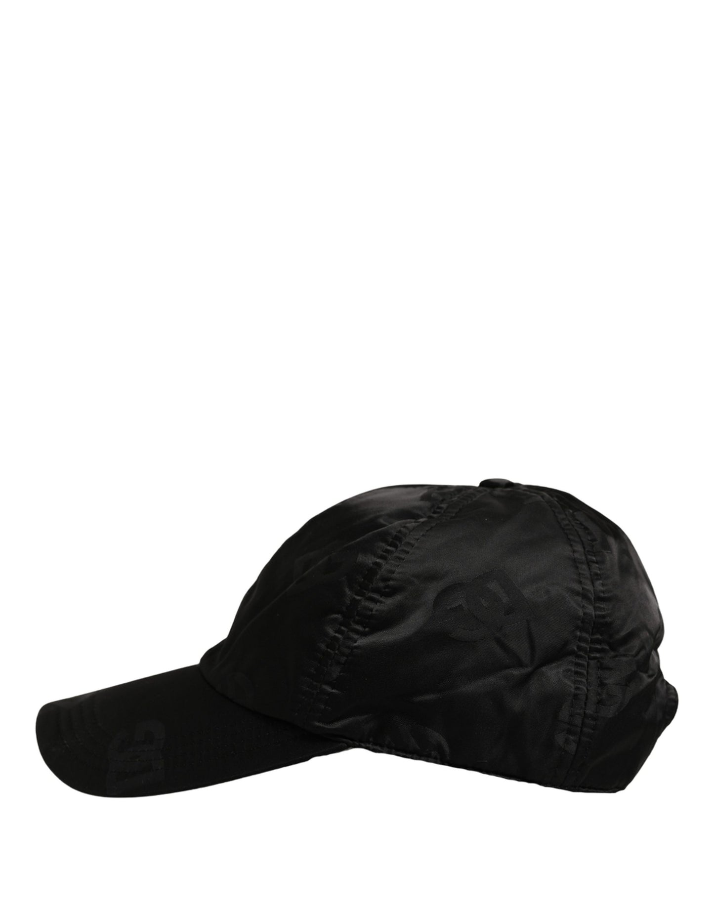 Dolce & Gabbana Men Black DG Monogram Baseball Capello Hat