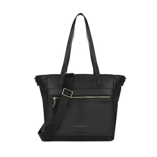 MIRIADE Black Polyethylene Shoulder Bag