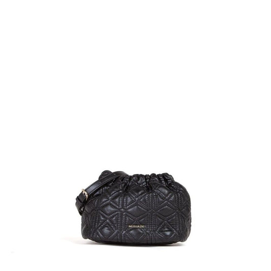 MIRIADE Black Polyethylene Shoulder Bag