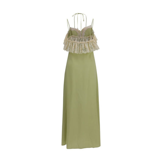 Chloé Bicolor Silk Casual Dress