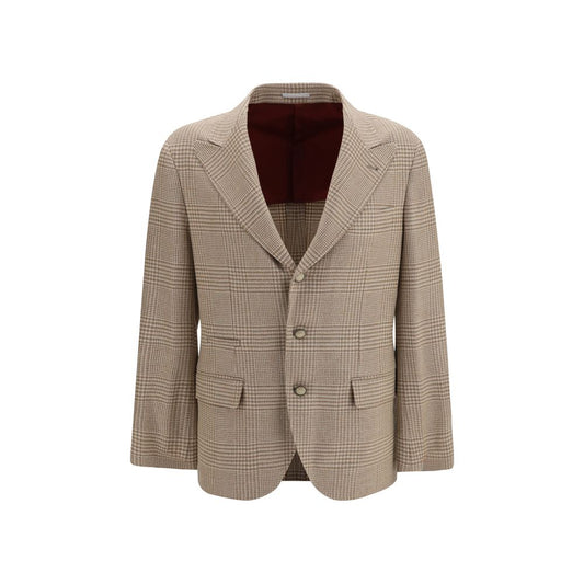 Brunello Cucinelli Beige Cotton Blazer