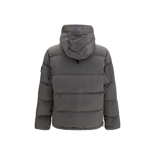 Stone Island Gray Polyamide Shell Jacket