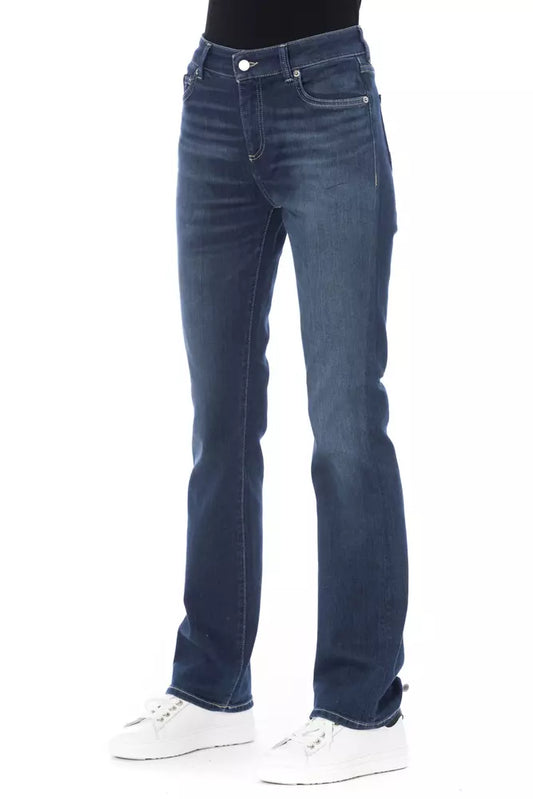 Baldinini Trend Blue Cotton Women's Jeans