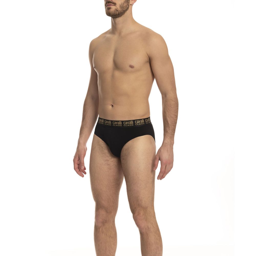 Cavalli Class "Black Cotton Men's Brief Pack"