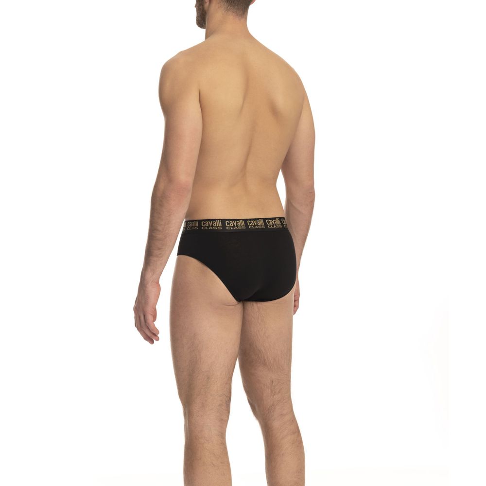 Cavalli Class "Black Cotton Men's Brief Pack"