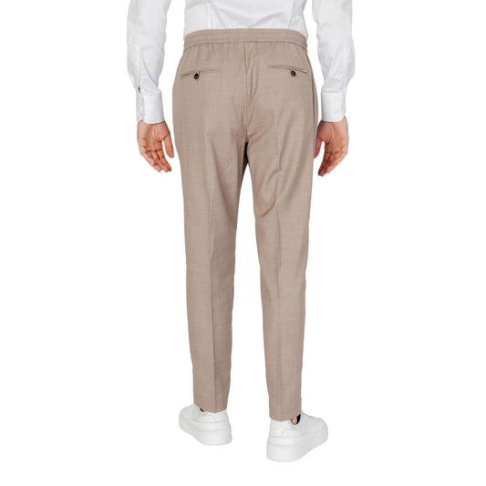Antony Morato Beige Polyester Casual Pants