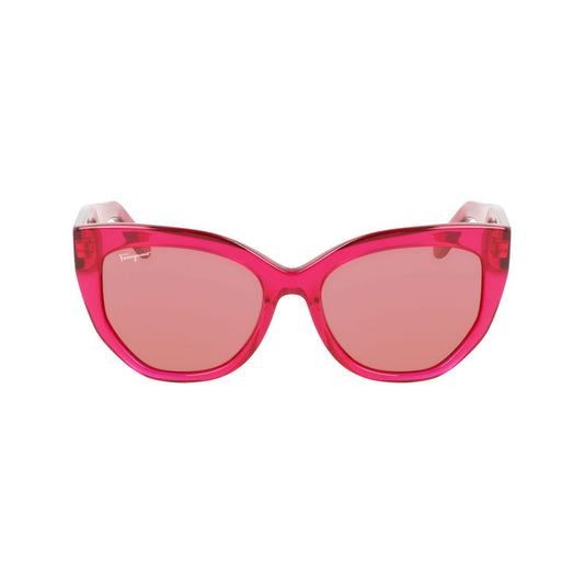 Ferragamo Multicolor Acetate Sunglasses