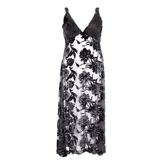 Lardini Black Viscose Cocktail Dress