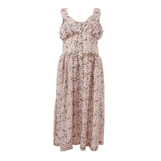 Lardini Pink Acetate Casual Dress
