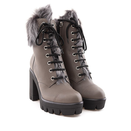 Giuseppe Zanotti Beige Eco Leather Boot