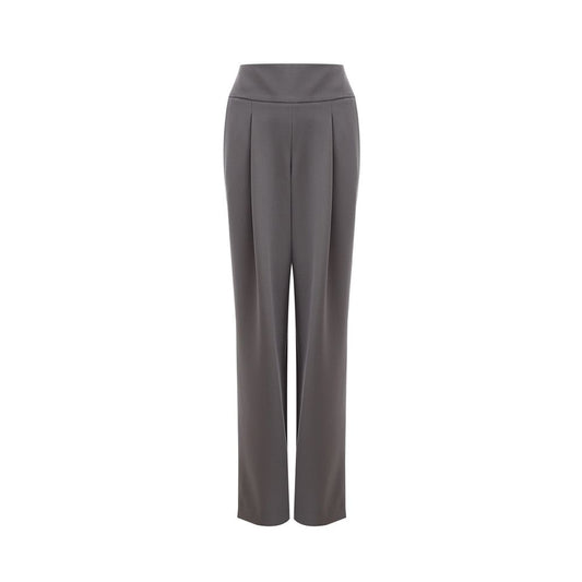 Lardini Gray Wool Casual Pants
