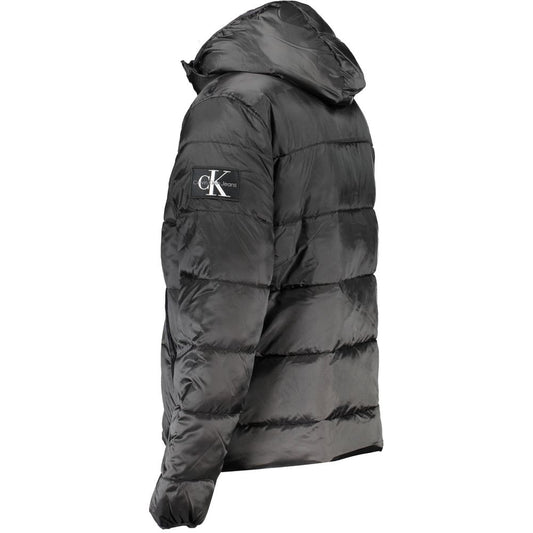 Calvin Klein Black Polyester Men Jacket