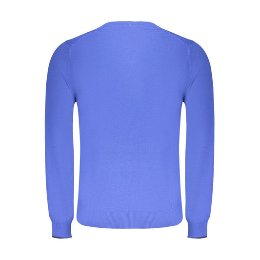 North Sails Blue Cotton Men's Sweater