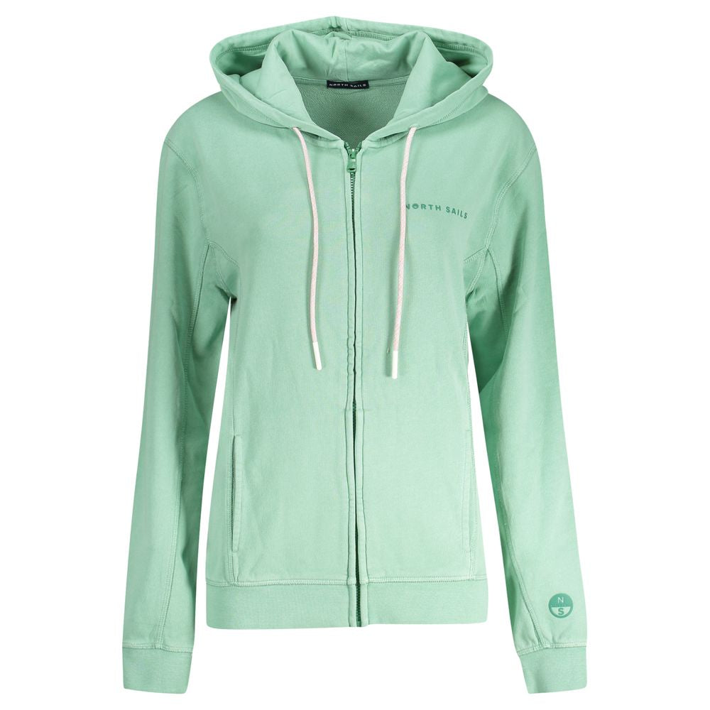 North Sails Verde Cotton Women Sweatshirt