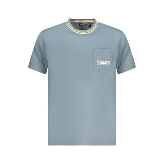 Napapijri Grigio Organic Cotton Men's T-Shirt