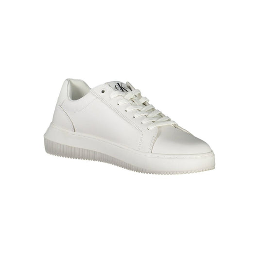 Calvin Klein White Polyester Sneaker
