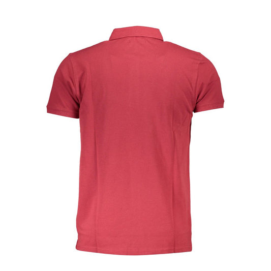 Cavalli Class Rosso Cotton Men Polo