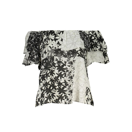 Desigual White Cotton Women T-Shirt