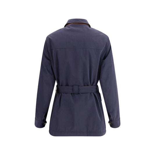 Brunello Cucinelli Membraned nylon saharan Jacket