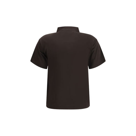 Margiela Semi-sheer polo Shirt