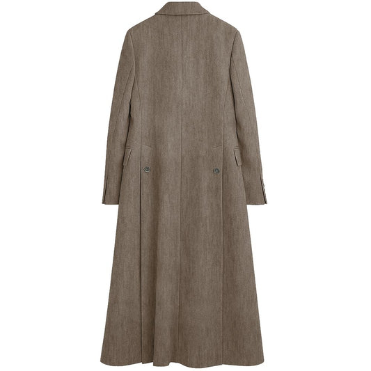 Made in Italy Brown Wool Coat