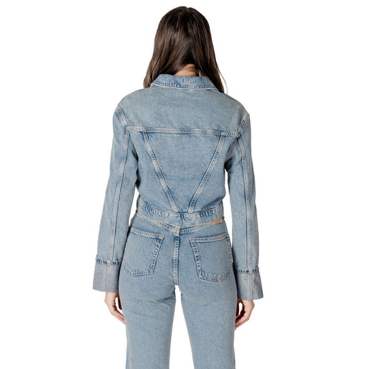 Only Light Blue Organic Cotton Denim Jacket