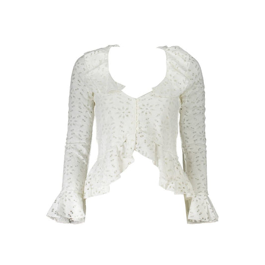 Desigual Bianco Cotton Women Blouse
